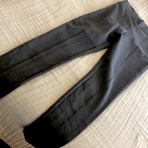 Gray Gap stretch mid rise seamed leggings